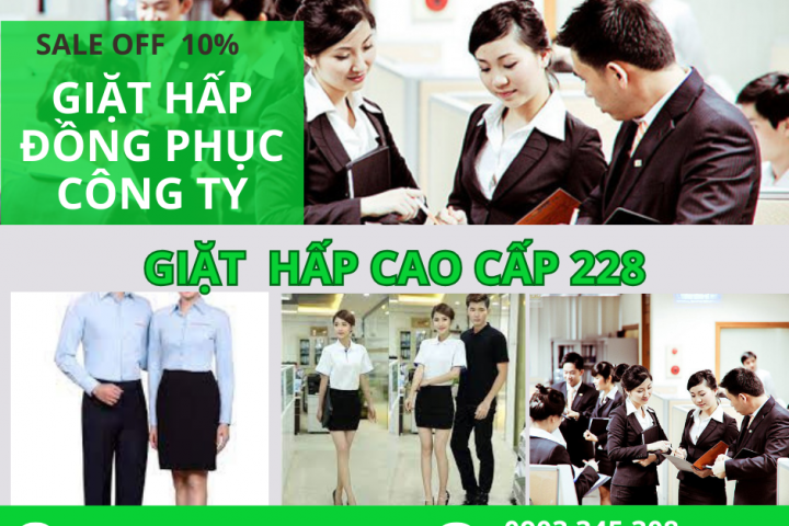 Bảng giá dịch vụ giặt hấp cao cấp đồng phục công ty